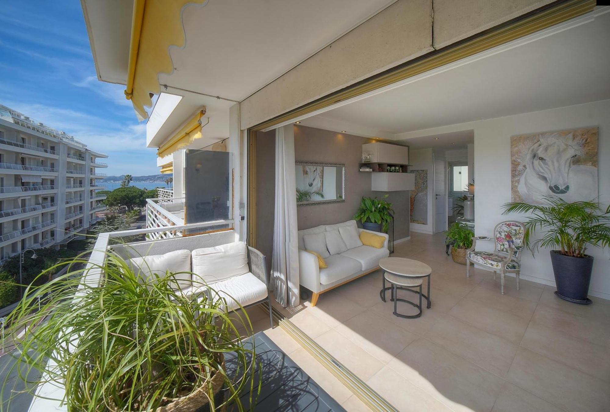 Frgk "Etoile Du Sud Terrasse Vue Mer Palm Beach" Cannes Dış mekan fotoğraf